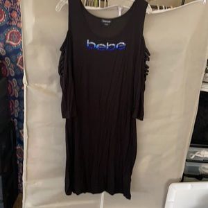 Cold shoulder Bebe dress